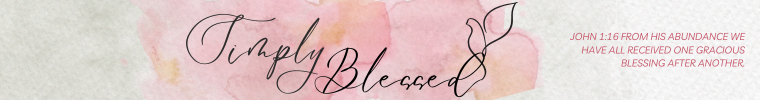 Simply Blessed Banner 760x100